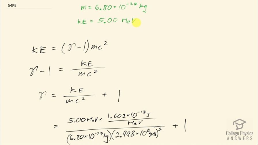 OpenStax College Physics, Chapter 28, Problem 54 (PE) video thumbnail