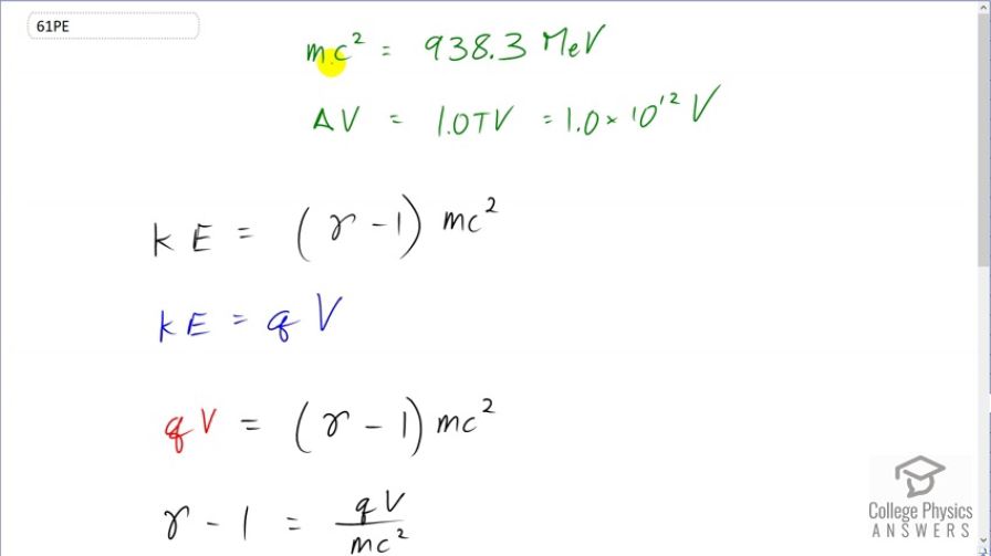 OpenStax College Physics, Chapter 28, Problem 61 (PE) video thumbnail