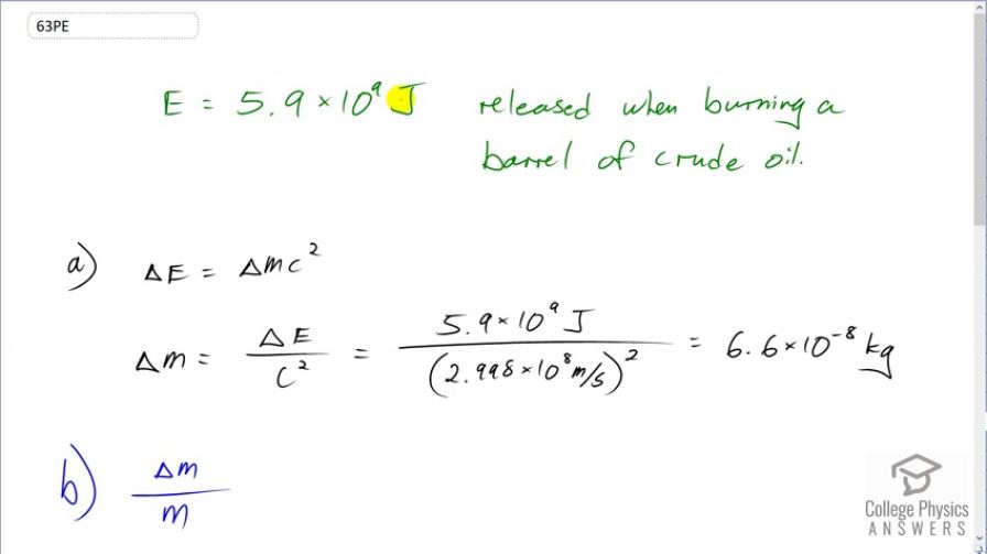 OpenStax College Physics, Chapter 28, Problem 63 (PE) video thumbnail