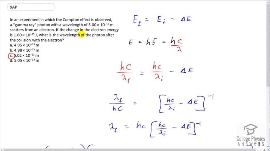 OpenStax College Physics, Chapter 29, Problem 9 (AP) video thumbnail
