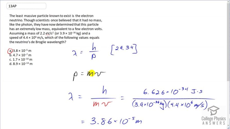 OpenStax College Physics For AP® Courses, Chapter 29, Problem 13 (Test ...