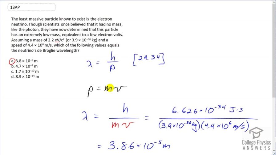 OpenStax College Physics, Chapter 29, Problem 13 (AP) video thumbnail