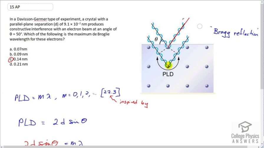 OpenStax College Physics For AP® Courses, Chapter 29, Problem 15 (Test ...