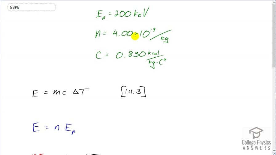 OpenStax College Physics, Chapter 29, Problem 83 (PE) video thumbnail