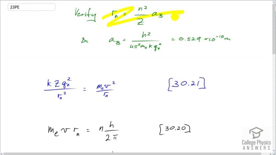 OpenStax College Physics, Chapter 30, Problem 23 (Problems & Exercises)