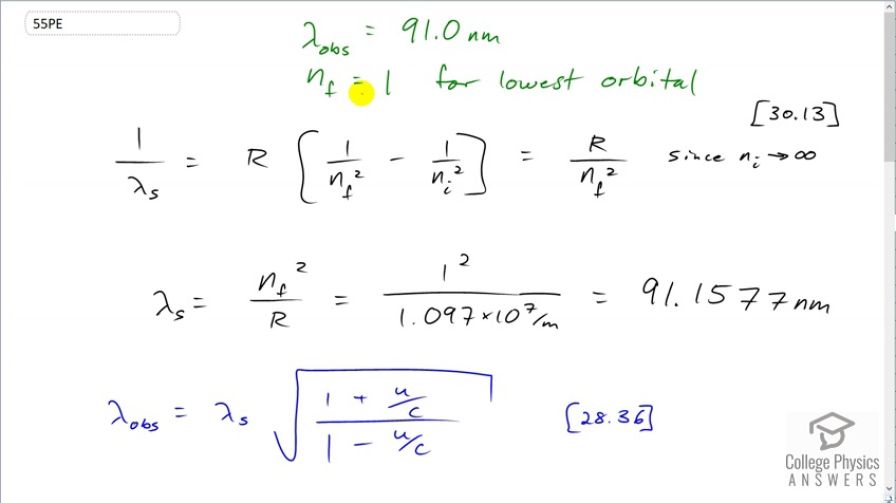 OpenStax College Physics, Chapter 30, Problem 55 (PE) video thumbnail