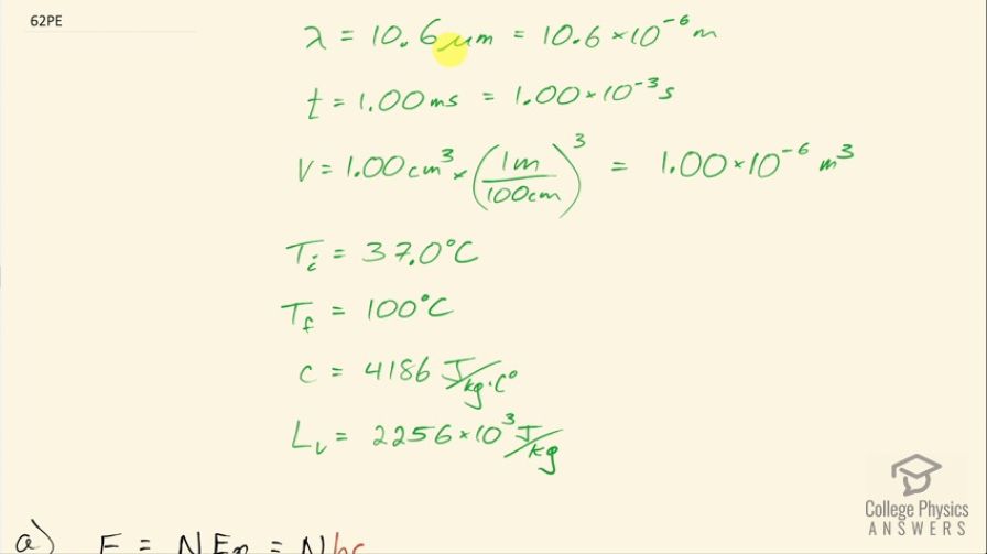 OpenStax College Physics, Chapter 30, Problem 62 (Problems & Exercises)