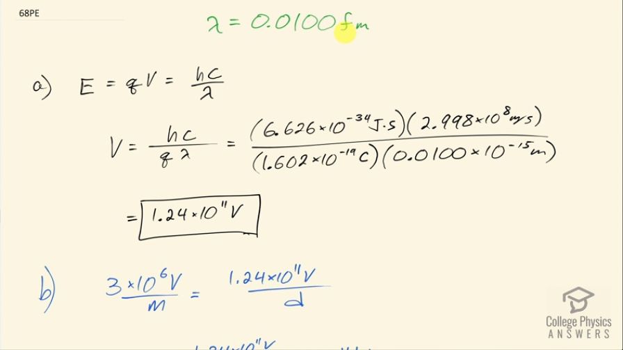 OpenStax College Physics, Chapter 30, Problem 68 (Problems & Exercises)