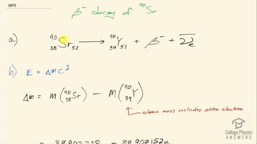 OpenStax College Physics, Chapter 31, Problem 38 (Problems & Exercises)