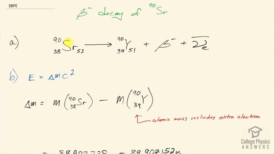 OpenStax College Physics, Chapter 31, Problem 38 (PE) video thumbnail