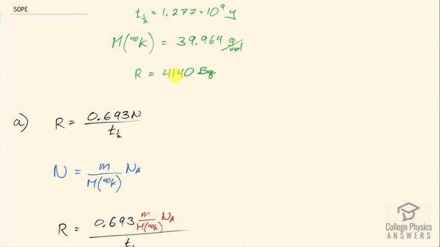 OpenStax College Physics, Chapter 31, Problem 50 (Problems & Exercises)