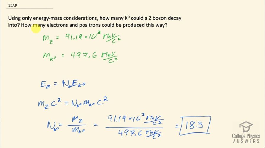 OpenStax College Physics, Chapter 33, Problem 12 (AP) video thumbnail