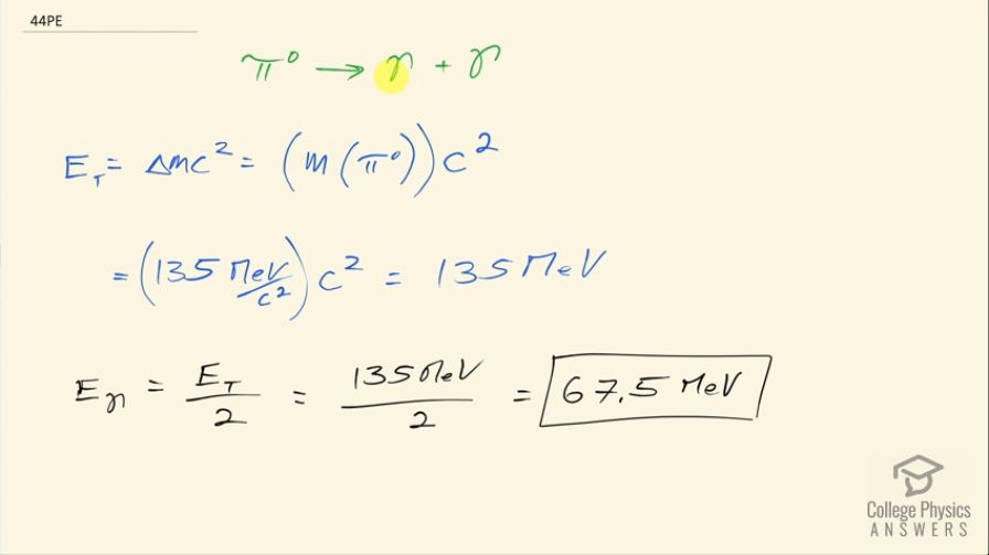 OpenStax College Physics, Chapter 33, Problem 44 (PE) video thumbnail