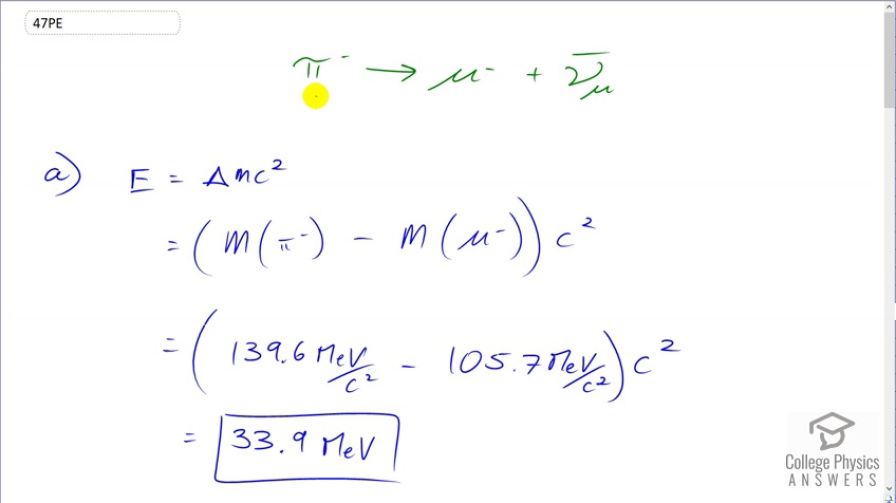 OpenStax College Physics, Chapter 33, Problem 47 (Problems & Exercises)