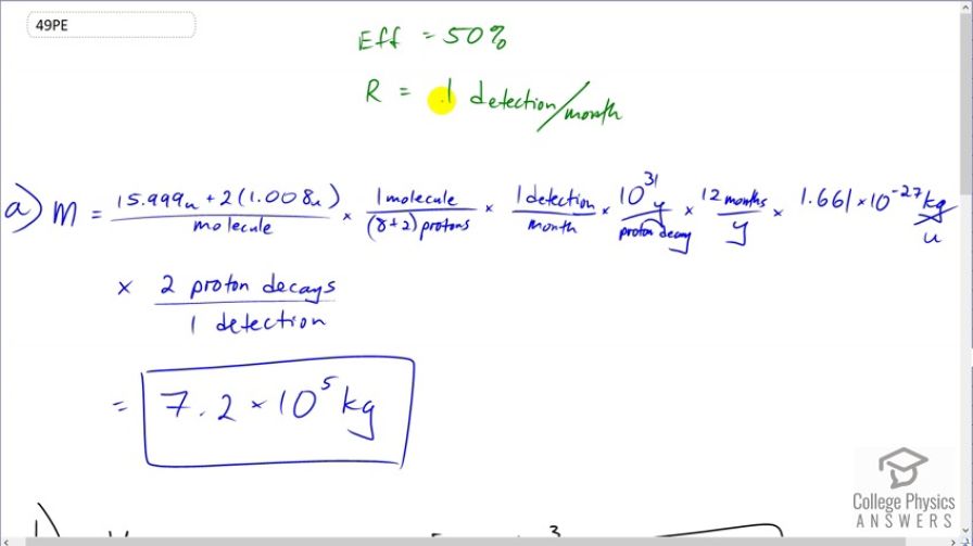 OpenStax College Physics, Chapter 33, Problem 49 (PE) video thumbnail