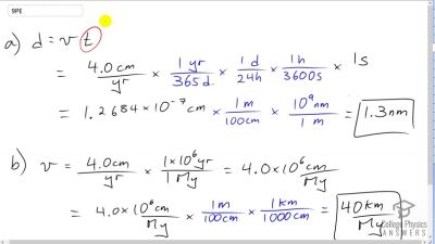 OpenStax College Physics Answers, Chapter 1, Problem 9 video poster image.