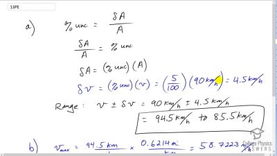 OpenStax College Physics Answers, Chapter 1, Problem 13 video poster image.