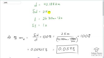 OpenStax College Physics Answers, Chapter 1, Problem 24 video poster image.