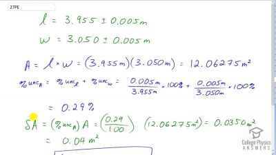OpenStax College Physics Answers, Chapter 1, Problem 27 video poster image.