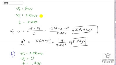 OpenStax College Physics Answers, Chapter 2, Problem 17 video poster image.