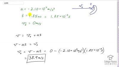 OpenStax College Physics Answers, Chapter 2, Problem 21 video poster image.