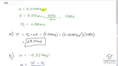 Chapter 2: One-dimensional Kinematics | OpenStax College Physics Answers