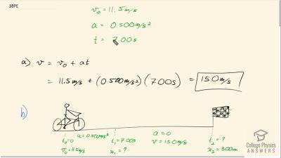 OpenStax College Physics Answers, Chapter 2, Problem 38 video poster image.