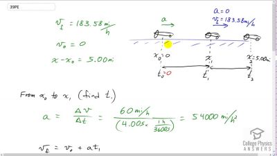 OpenStax College Physics Answers, Chapter 2, Problem 39 video poster image.