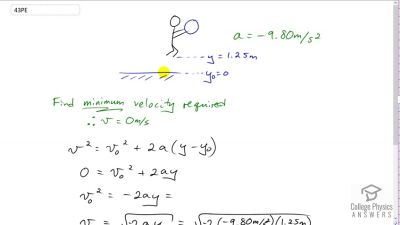 OpenStax College Physics Answers, Chapter 2, Problem 43 video poster image.