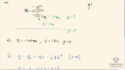 OpenStax College Physics Answers, Chapter 2, Problem 44 video poster image.