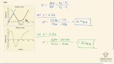 OpenStax College Physics Answers, Chapter 2, Problem 64 video poster image.