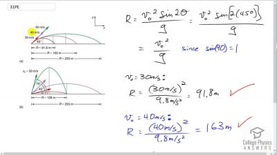 OpenStax College Physics Answers, Chapter 3, Problem 31 video poster image.