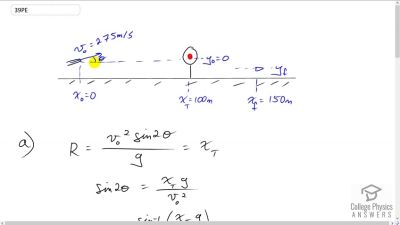 OpenStax College Physics Answers, Chapter 3, Problem 39 video poster image.