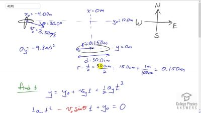 OpenStax College Physics Answers, Chapter 3, Problem 41 video poster image.