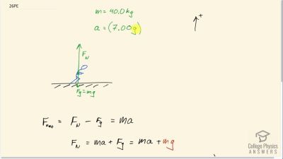 OpenStax College Physics Answers, Chapter 4, Problem 26 video poster image.