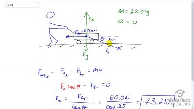 OpenStax College Physics Answers, Chapter 4, Problem 35 video poster image.
