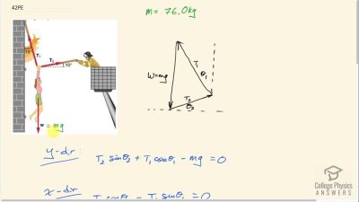OpenStax College Physics Answers, Chapter 4, Problem 42 video poster image.