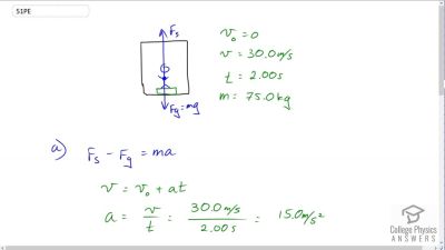 OpenStax College Physics Answers, Chapter 4, Problem 51 video poster image.