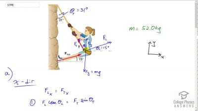 OpenStax College Physics Answers, Chapter 5, Problem 17 video poster image.