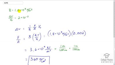OpenStax College Physics Answers, Chapter 5, Problem 41 video poster image.