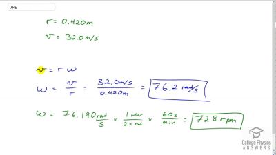 OpenStax College Physics Answers, Chapter 6, Problem 7 video poster image.