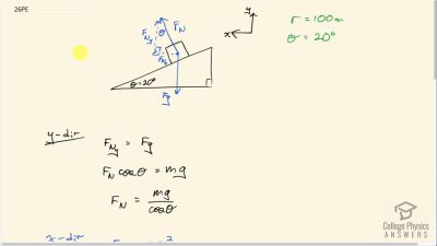OpenStax College Physics Answers, Chapter 6, Problem 26 video poster image.
