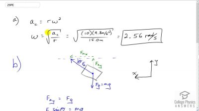 OpenStax College Physics Answers, Chapter 6, Problem 29 video poster image.