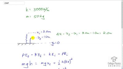 OpenStax College Physics Answers, Chapter 7, Problem 23 video poster image.