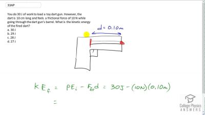 OpenStax College Physics Answers, Chapter 7, Problem 33 video poster image.