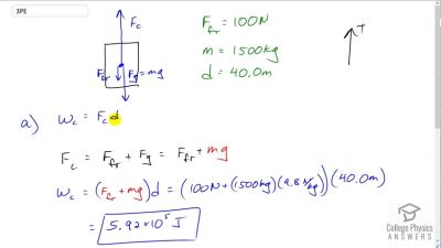 OpenStax College Physics Answers, Chapter 7, Problem 3 video poster image.