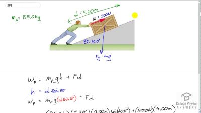 OpenStax College Physics Answers, Chapter 7, Problem 5 video poster image.