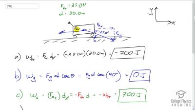 OpenStax College Physics Answers, Chapter 7, Problem 7 video poster image.