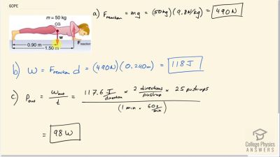 OpenStax College Physics Answers, Chapter 7, Problem 60 video poster image.