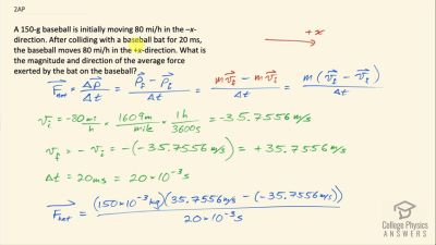 OpenStax College Physics Answers, Chapter 8, Problem 2 video poster image.